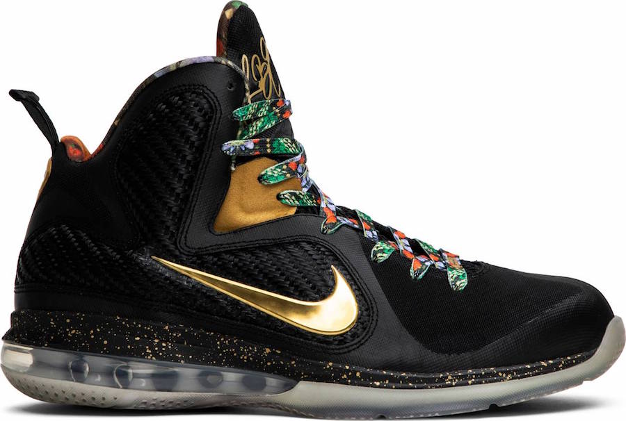 Nike LeBron 9 Watch The Throne Sample Metallic Gold | SneakerFiles