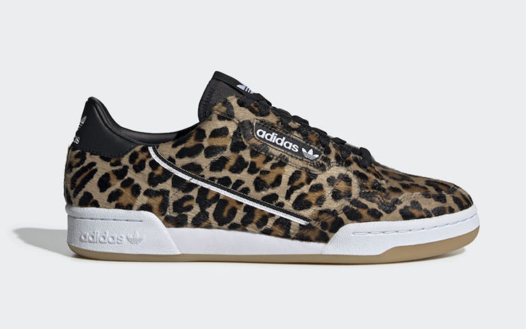 adidas leopard print continental