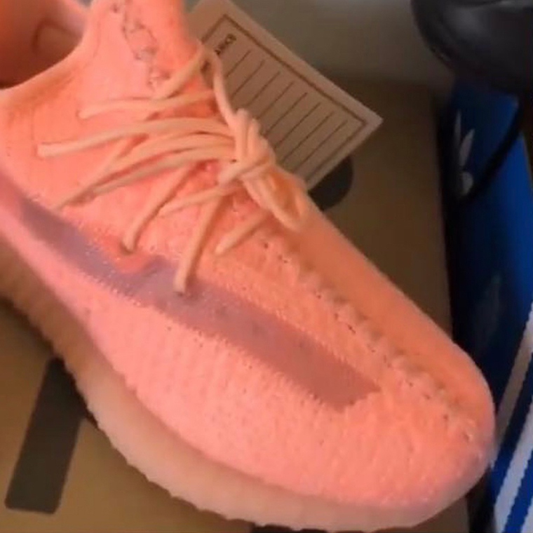 yeezy shoes peach