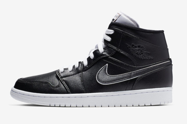 Air Jordan 1 Mid Black White 852542-016 Release Date | SneakerFiles