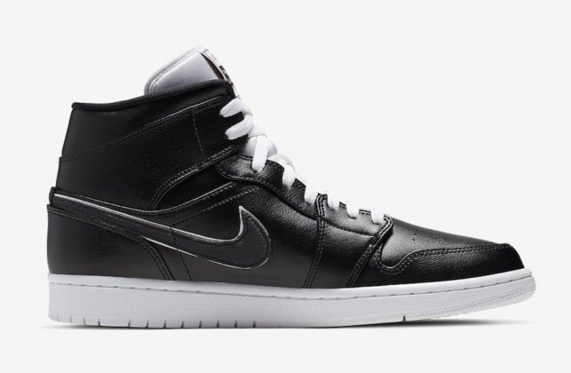 Air Jordan 1 Mid Black White 852542-016 Release Date | SneakerFiles