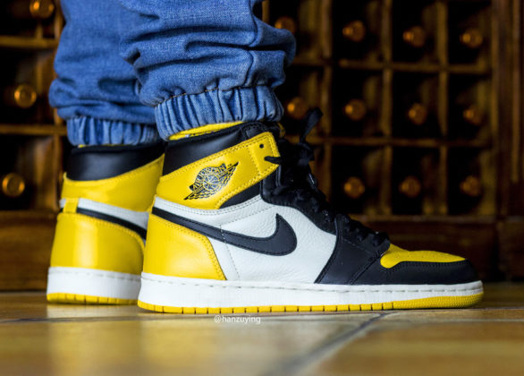 Air Jordan 1 Yellow Toe Black White AR1020-700 Release Date | SneakerFiles