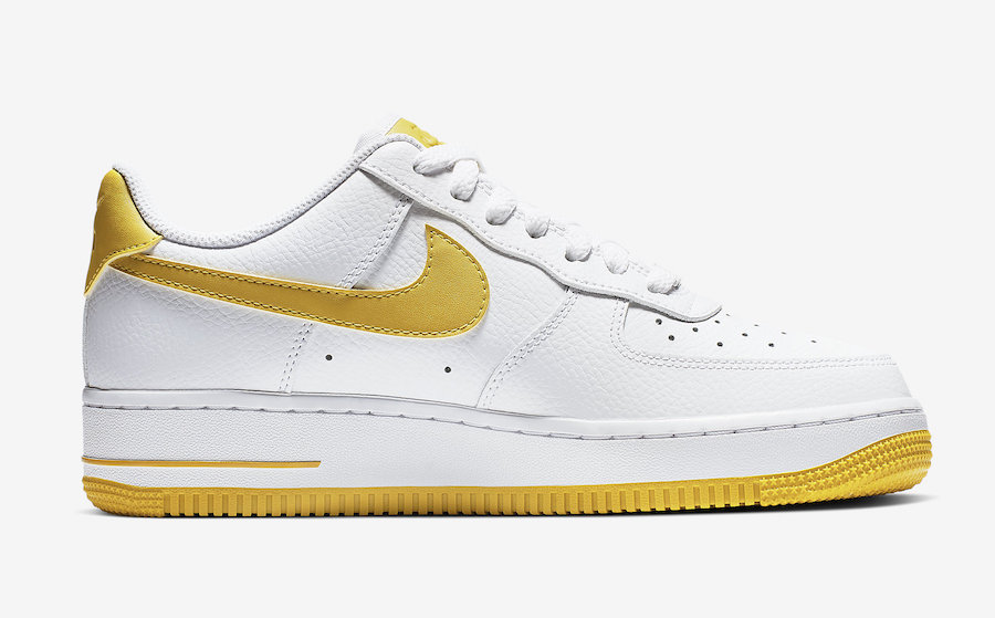 nike air force white with yellow