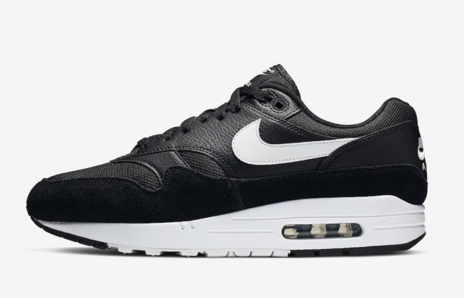 air max 1 black and white