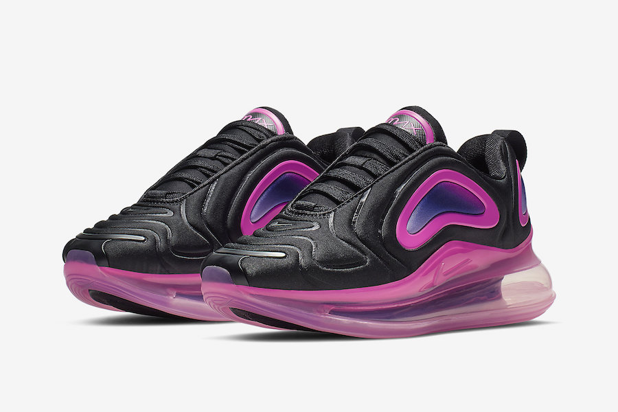 Nike Air Max 720 Black Laser Pink 