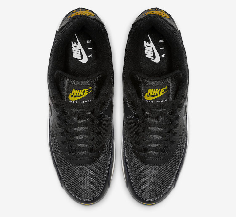 nike air max 90 black amarillo