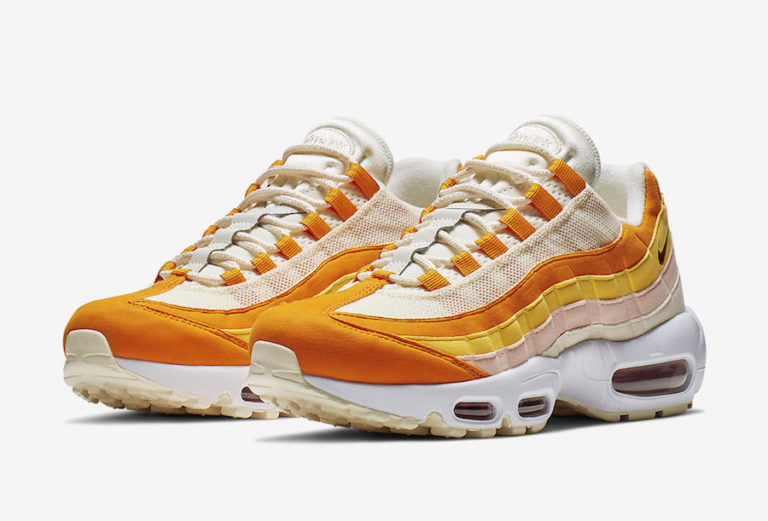 Nike air max 95 orange and yellow best sale