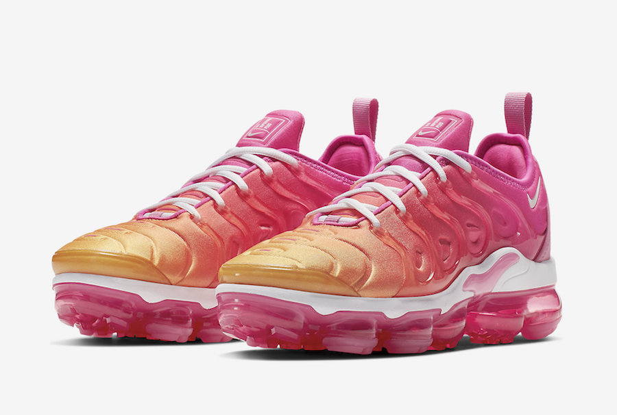 pink and yellow vapormax plus