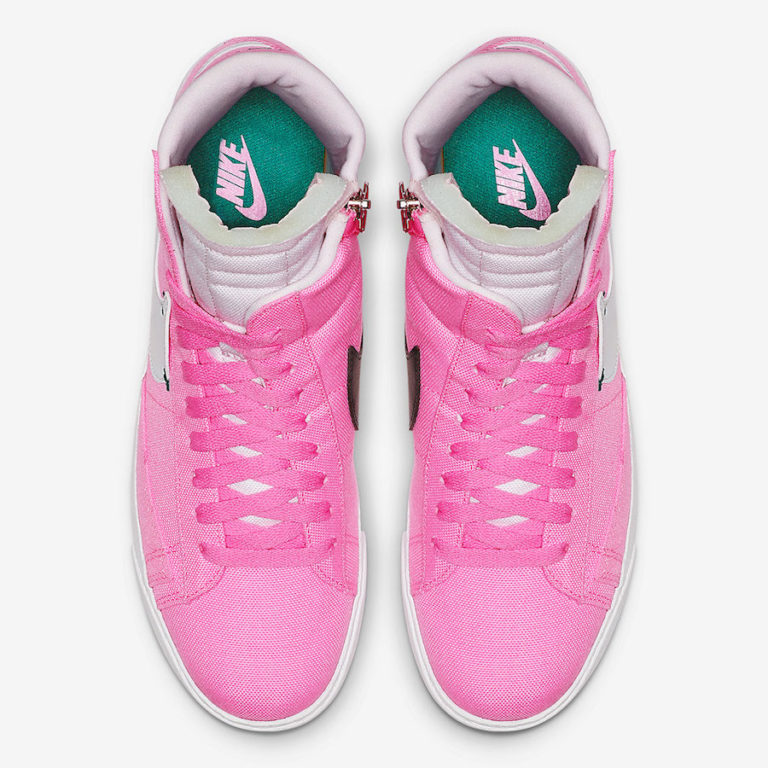 nike blazer mid rebel psychic pink w