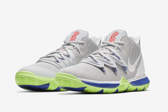 Nike Kyrie 5 Wolf Grey Lime Blast AQ2456-099 Release Date | SneakerFiles