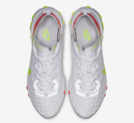 Nike React Element 55 White Volt Crimson CJ0782-100 Release Date ...