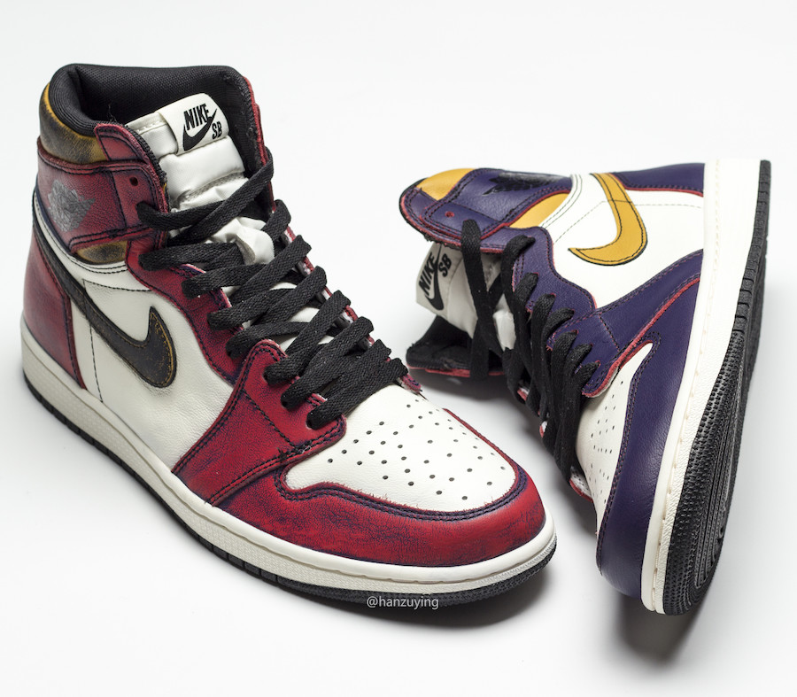 Nike SB Air Jordan 1 Lakers Chicago CD6578-507 Release Date | SneakerFiles