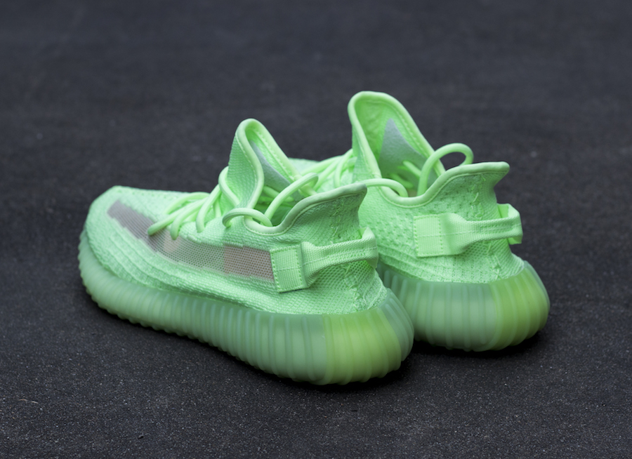 adidas yeezy boost 350 glow in the dark eh5360 green