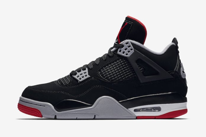 Nike Air Jordan 4 Bred Black Red 2019 Release Date | SneakerFiles