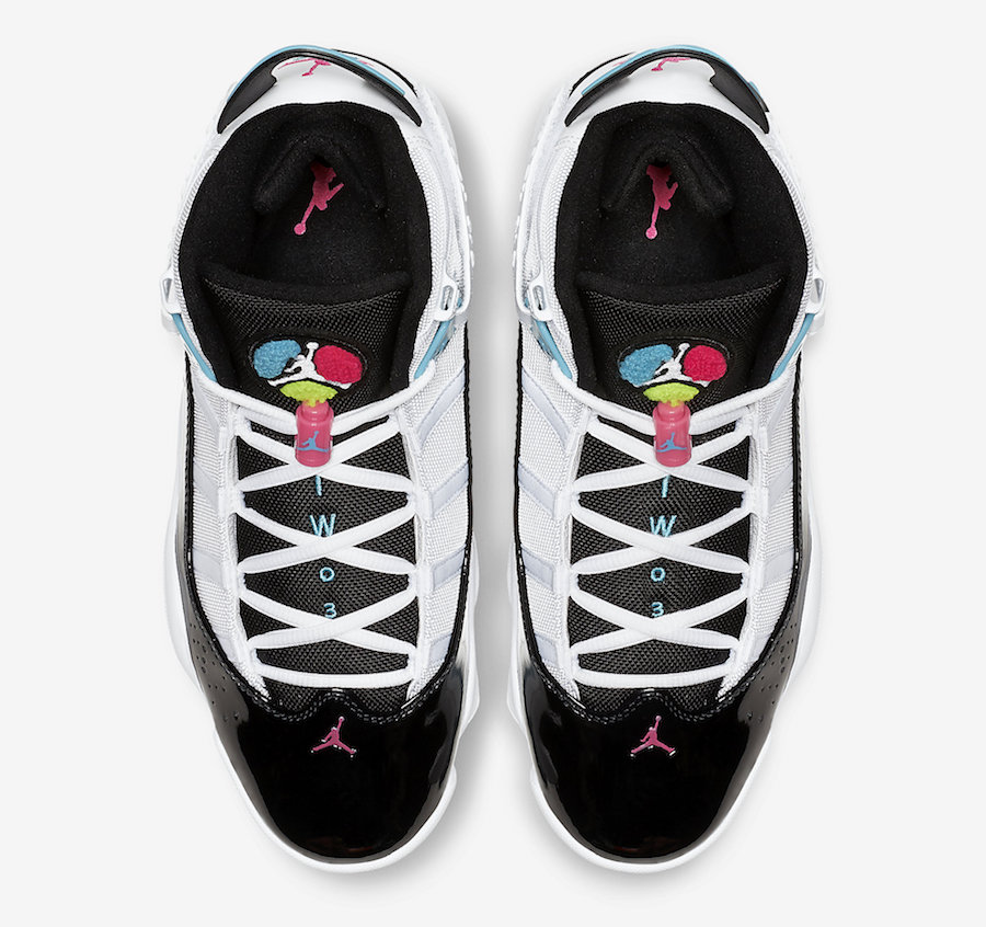 pink and baby blue jordans