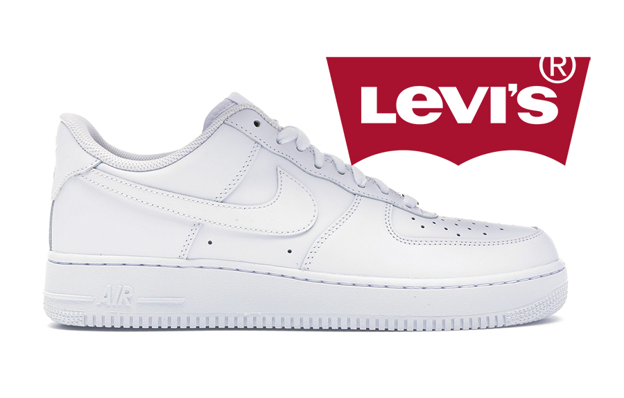 air force 1 levis white