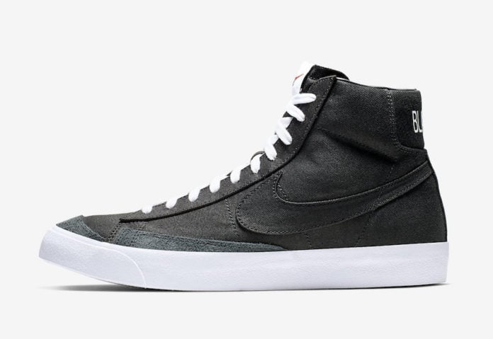 Nike Blazer Mid Black Canvas CD8238-001 Sail Canvas CD8238-100 Release ...