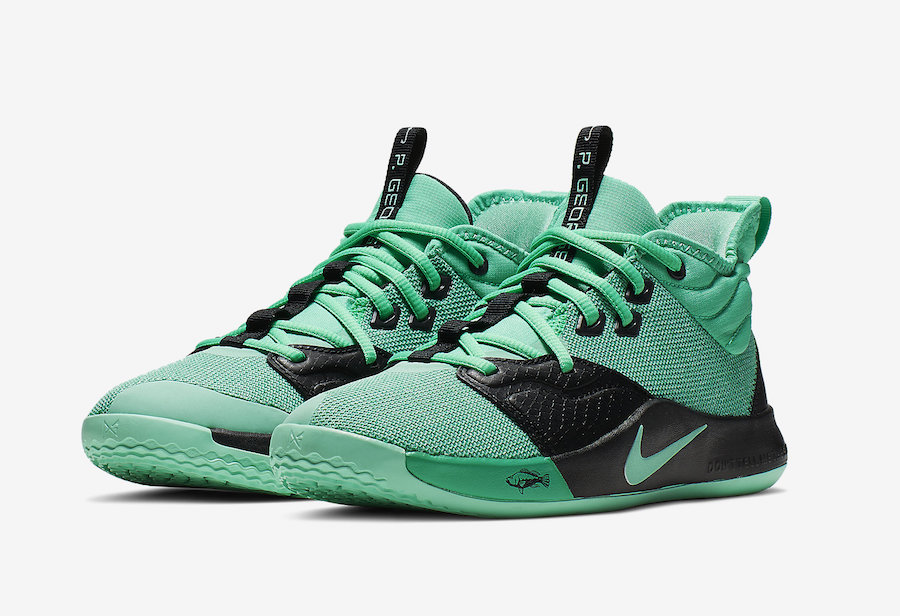 Nike PG 3 GS Menta Green Emerald Rise 