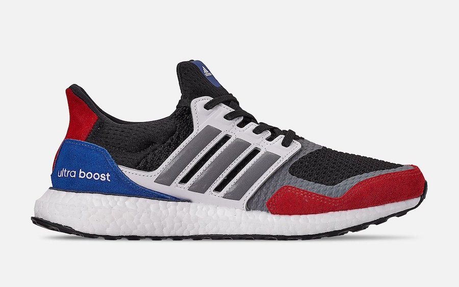 ultraboost red white and blue