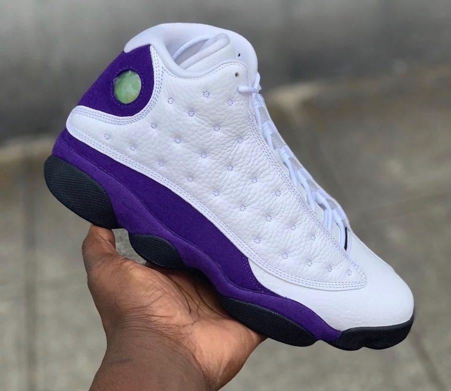 white and purple 13's