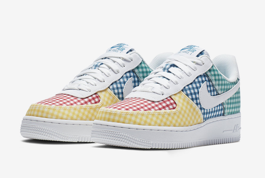 gingham pack air force ones