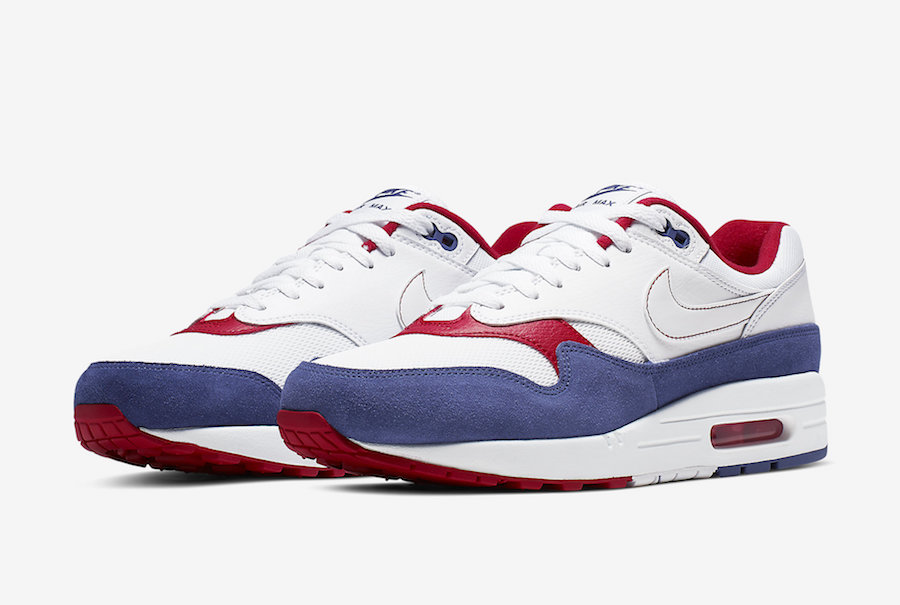 nike air max red white and blue
