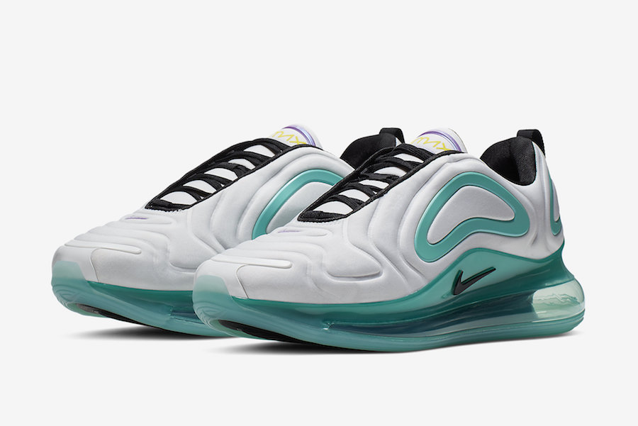 air max 720 white and teal