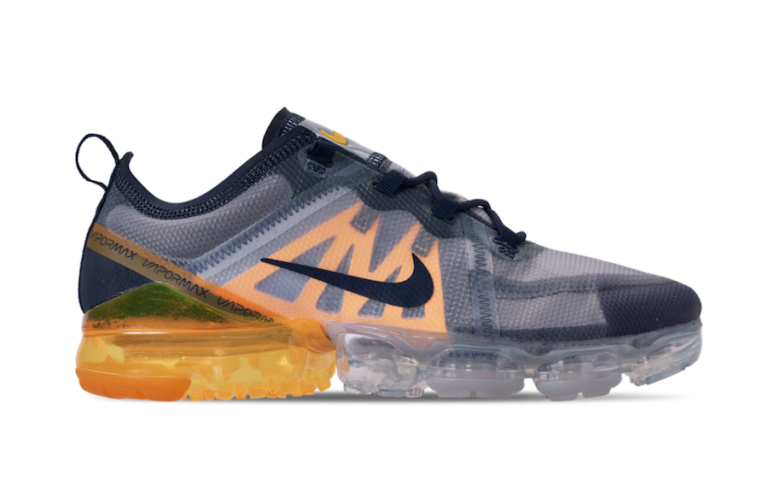 Nike Air VaporMax 2019 Midnight Navy Laser Orange AR6631 401 Release Info SneakerFiles