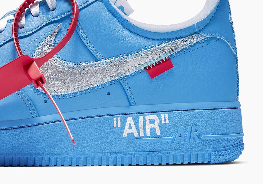 blue off white air force