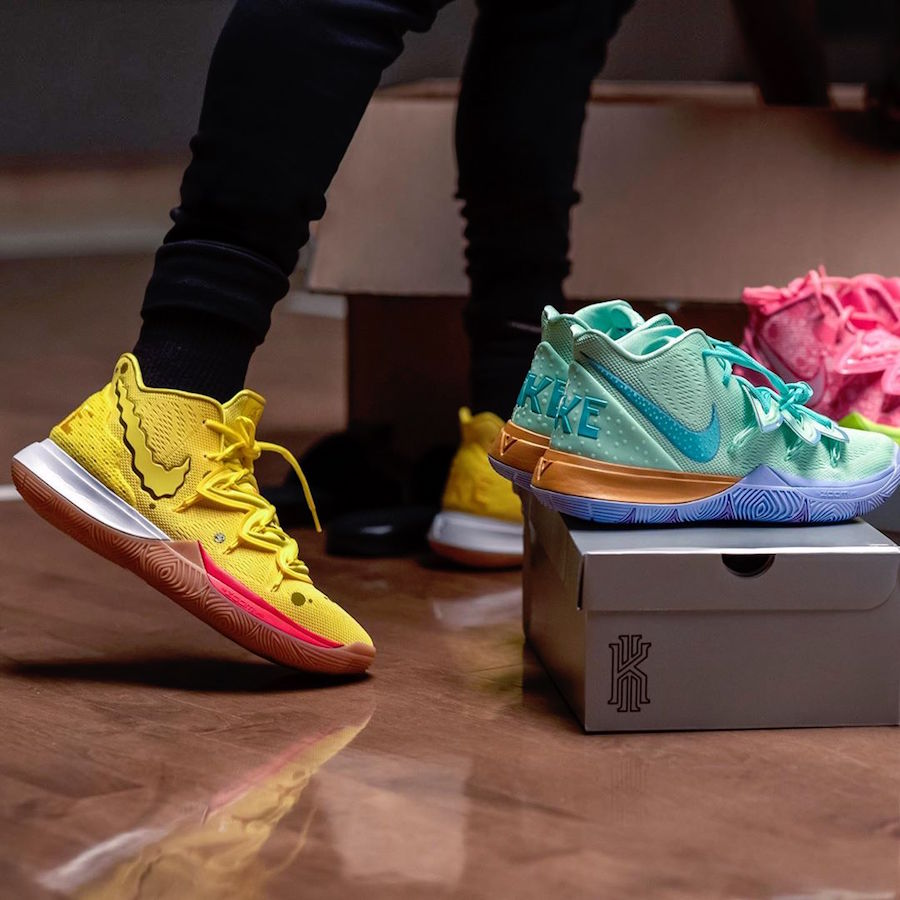 kyrie 5 spongebob collection release date