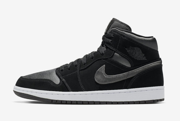 jordan 1 mid black gray