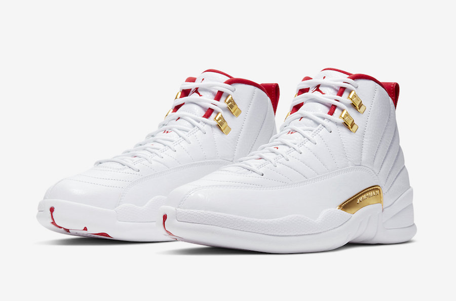 red gold and white jordans