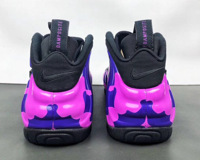 nike little posite pro purple camo