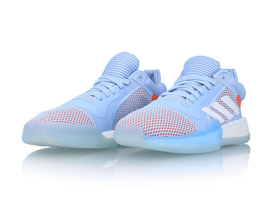 adidas marquee boost low glow blue
