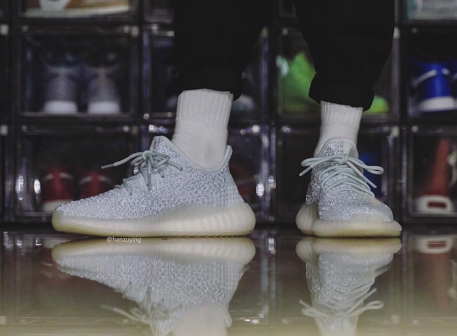yeezy cloud white reflective release date