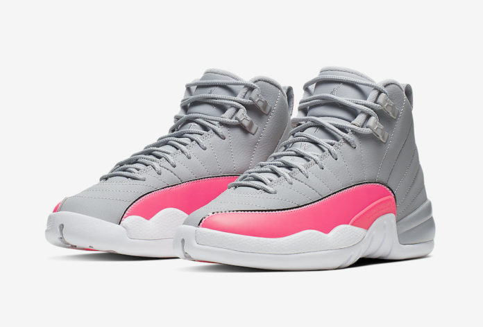 Air Jordan 12 GS Grey Racer Pink 510815-060 Release Info | SneakerFiles