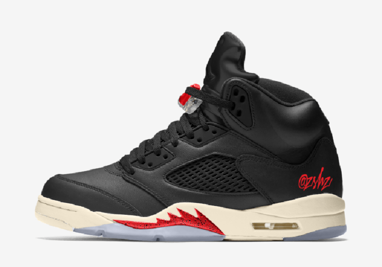 Air Jordan 5 Black Muslin Fire Red CT8480-001 Release Date Info ...