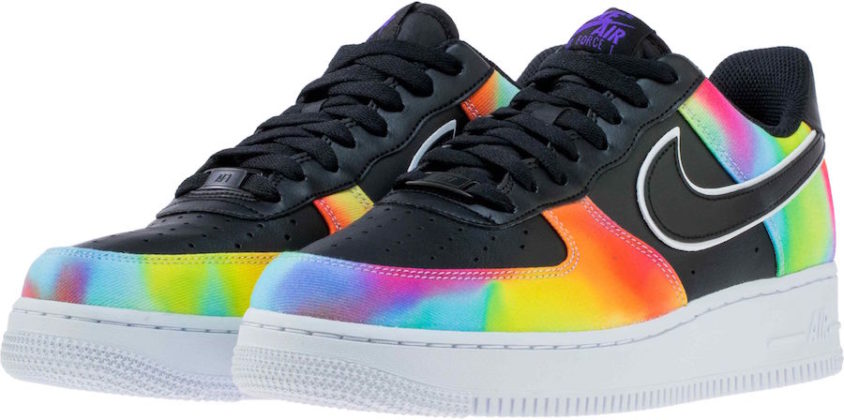 air force 1 tie dye