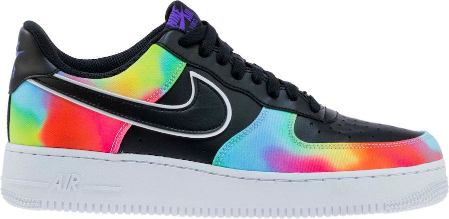 tie dye chicago air force 1