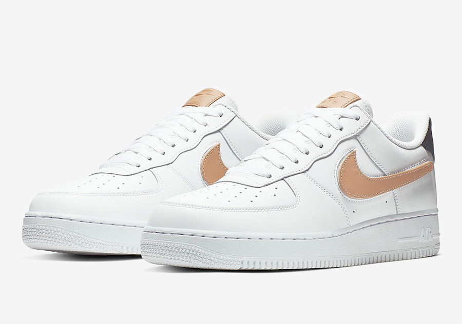 air force 1 tan and white