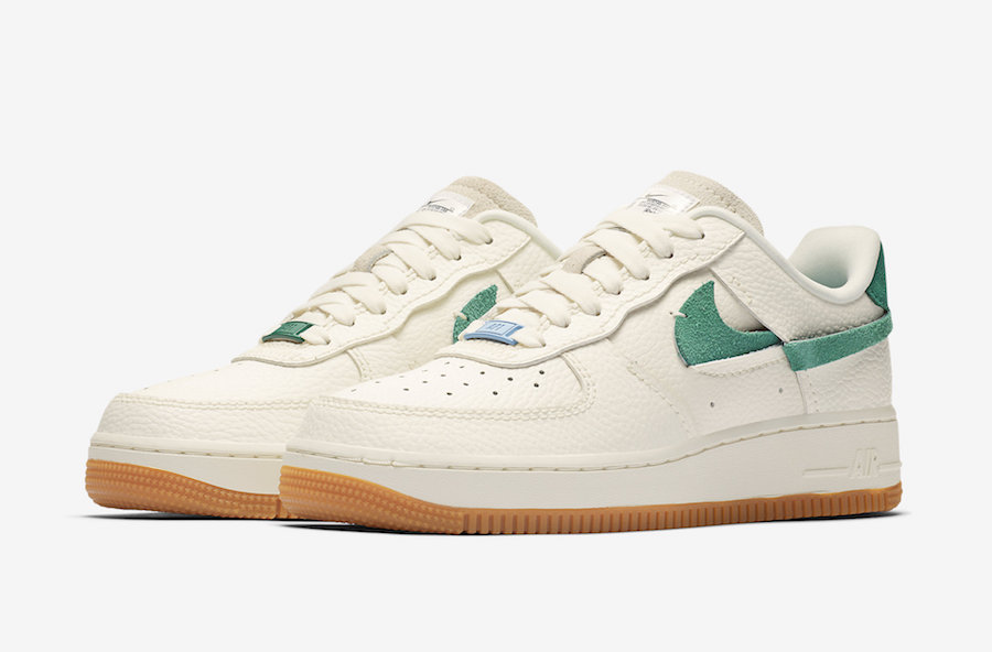 nike air force green and blue
