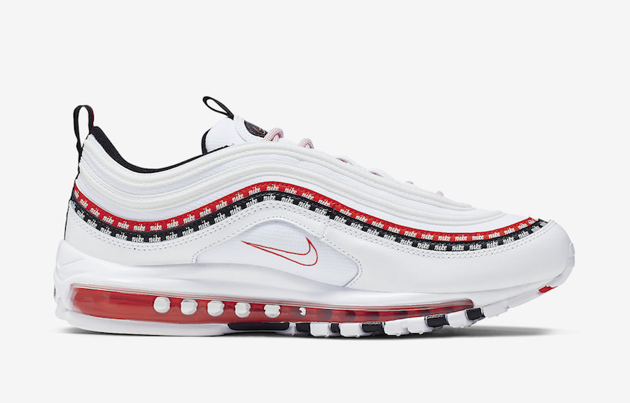 nike air max 97 red white and black