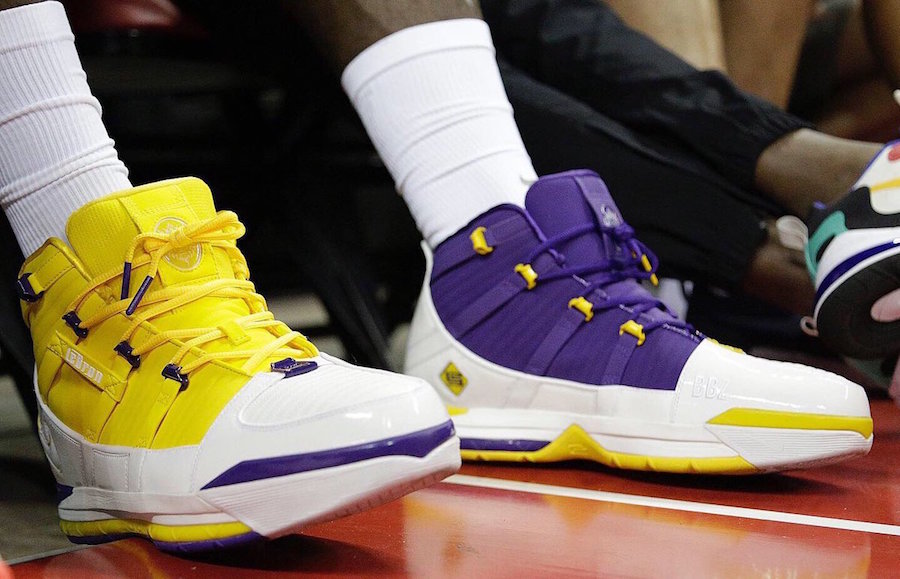 lebron james new shoes lakers