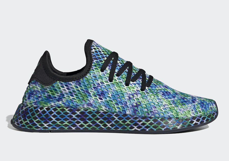 adidas Deerupt Runner Aqua Tie-Dye Print EE5671 Release Date Info |  SneakerFiles
