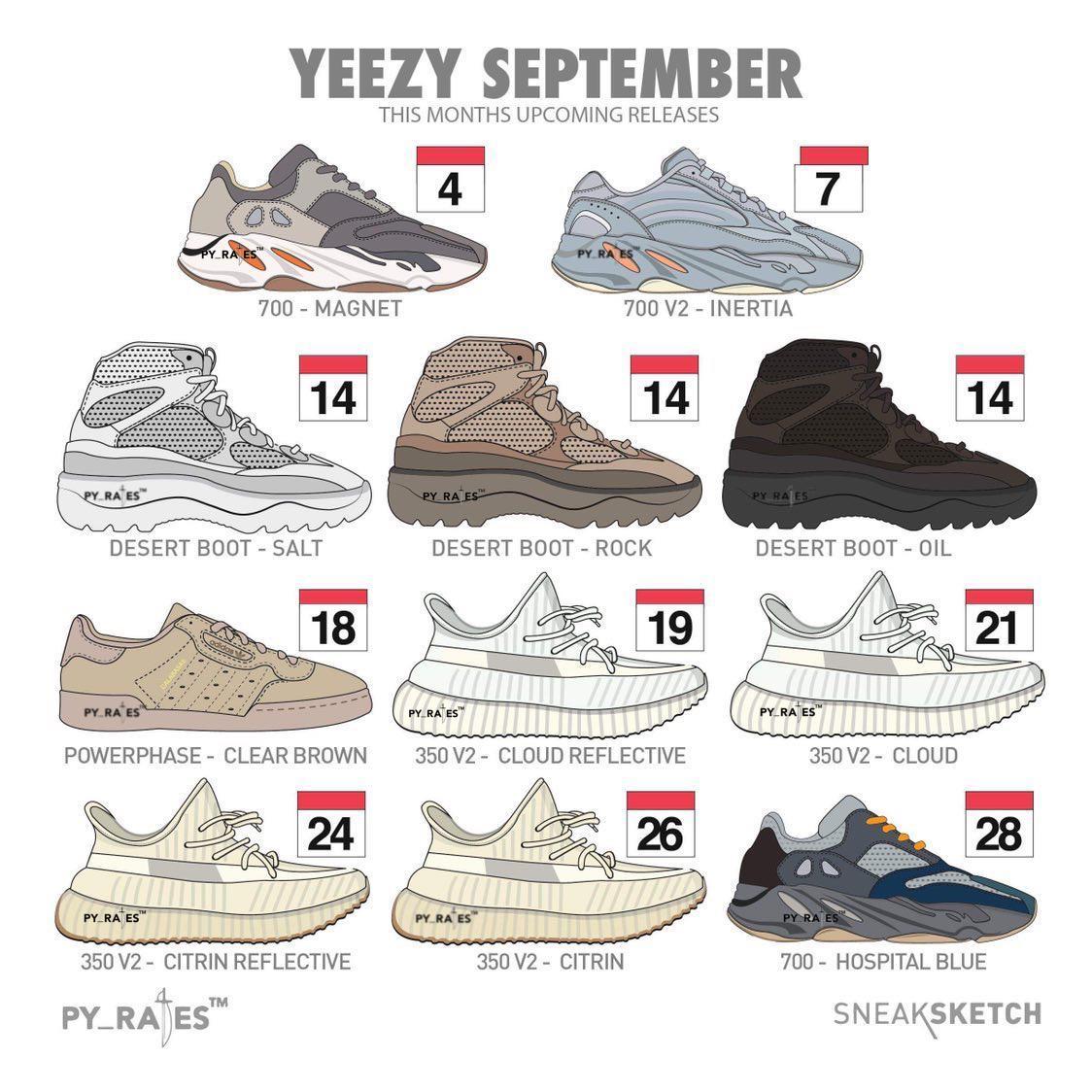 when are new yeezys coming out 2019