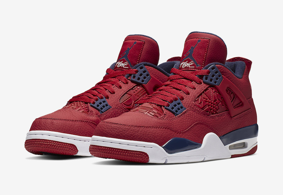 jordan 4s red white and blue