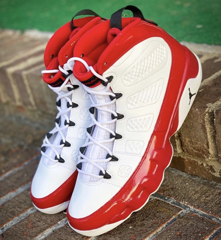 red and white 9 jordans release date