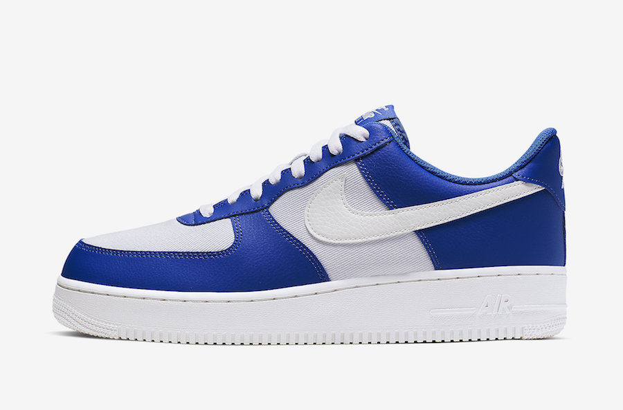 nike air force 1 royal blue and white