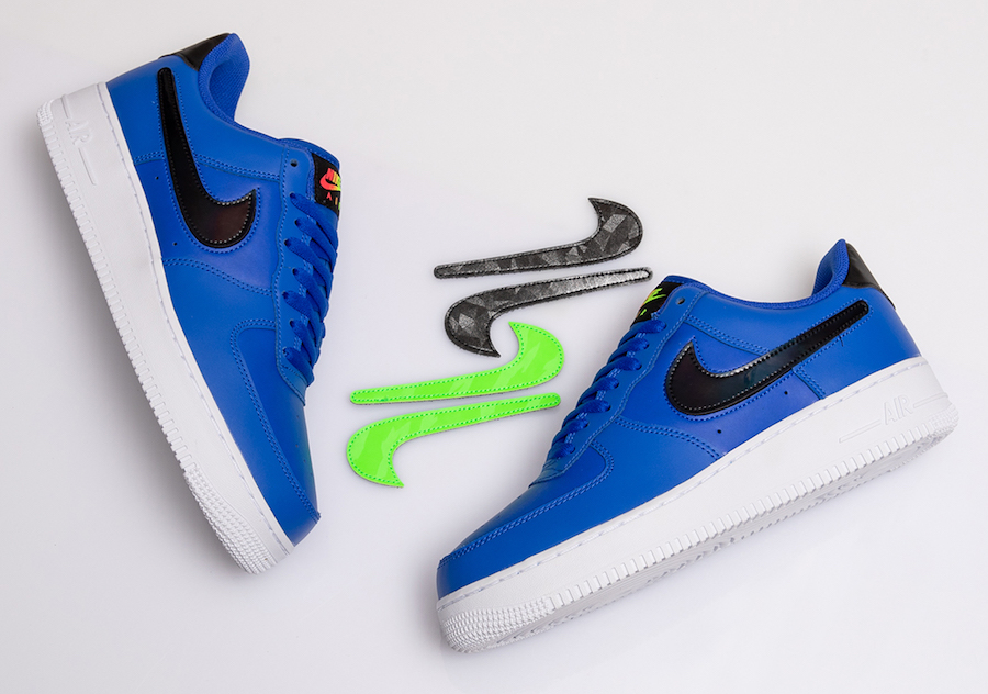 nike air force one removable swoosh