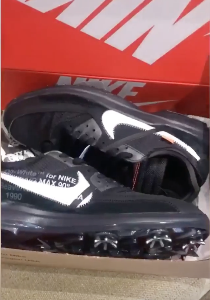 koepka off white golf shoes
